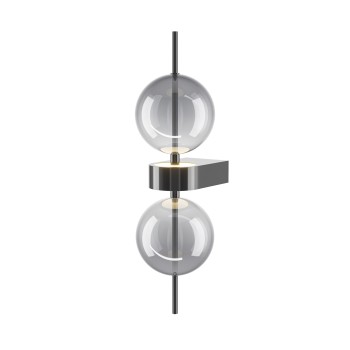 Aplică de perete LED Double Moon negru Maytoni, L15