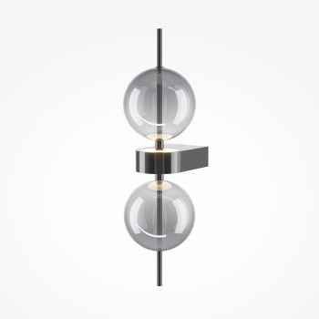 Aplică de perete LED Double Moon negru Maytoni, L15