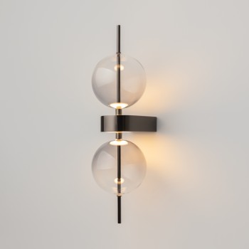 Aplică de perete LED Double Moon negru Maytoni, L15