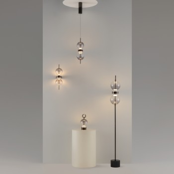 Aplică de perete LED Double Moon negru Maytoni, L15