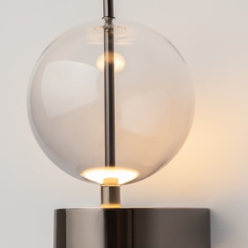 Aplică de perete LED Double Moon negru Maytoni, L15