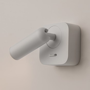 Aplică de perete LED Mirax alb Maytoni, L6, H8, 3000K