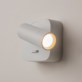 Aplică de perete LED Mirax alb Maytoni, L6, H8, 3000K
