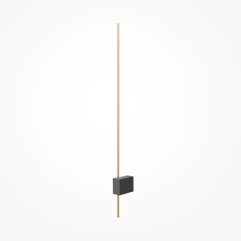 Aplică de perete LED Pars negru Maytoni, L7, H62