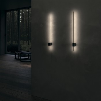 Aplică de perete LED Pars negru Maytoni, L7, H62