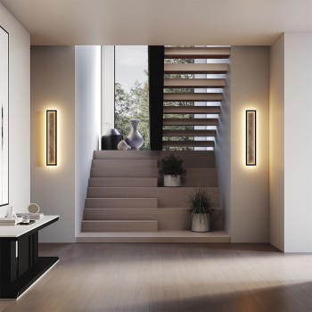 Aplică de perete LED Orign negru Maytoni, L6, H61