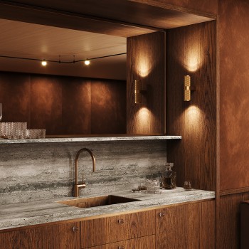 Aplică de perete Focus Design auriu mat Maytoni, L11
