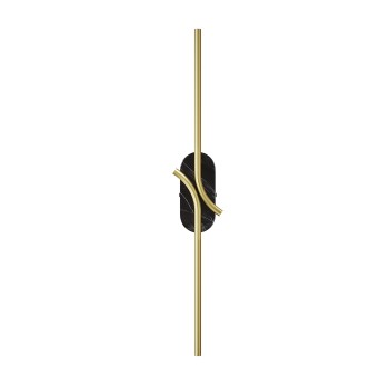 Aplică de perete LED Renaissance negru Maytoni, L9, brass