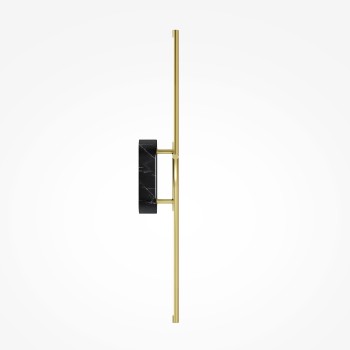 Aplică de perete LED Renaissance negru Maytoni, L9, brass