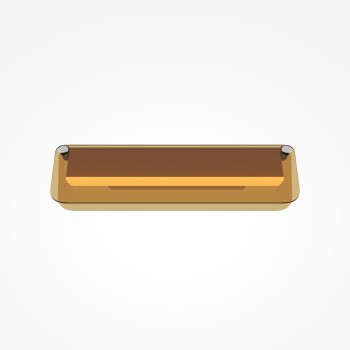 Aplică de perete LED Flat negru Maytoni, L30, amber