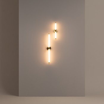 Aplică de perete LED Axis auriu Maytoni, L8, H63