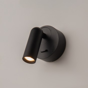 Aplică de perete LED Mirax negru Maytoni, L6, H8, l7