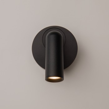 Aplică de perete LED Mirax negru Maytoni, L6, H8, l7
