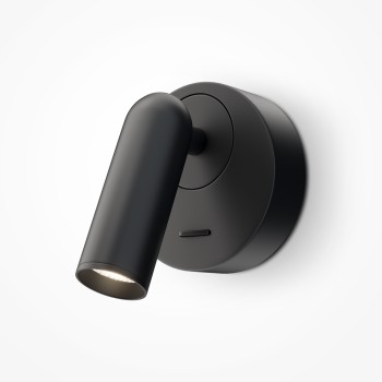 Aplică de perete LED Mirax negru Maytoni, L6, H8, l7