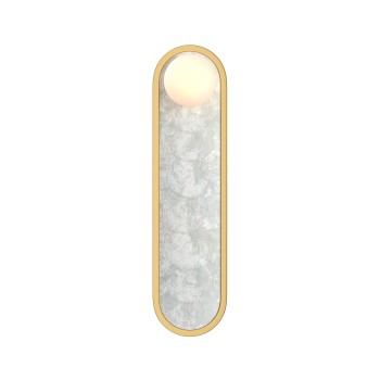 Aplică de perete LED Perlamour alamă Maytoni, L13, H45