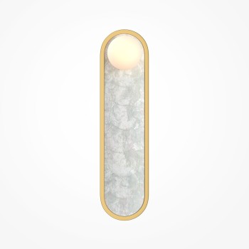 Aplică de perete LED Perlamour alamă Maytoni, L13, H45