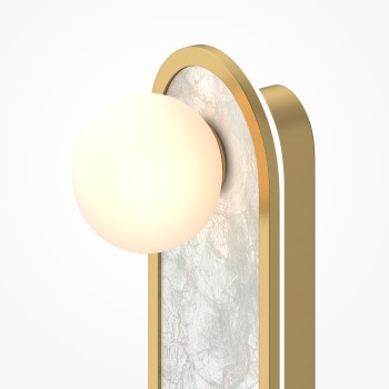 Aplică de perete LED Perlamour alamă Maytoni, L13, H45