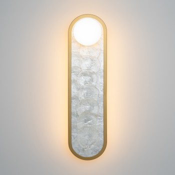Aplică de perete LED Perlamour alamă Maytoni, L13, H45