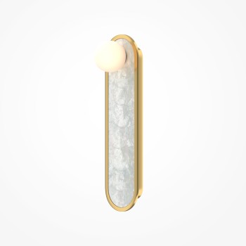 Aplică de perete LED Perlamour alamă Maytoni, L13, H45