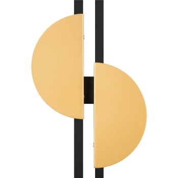 Aplică de perete LED Skyline negru Maytoni, L6, brass