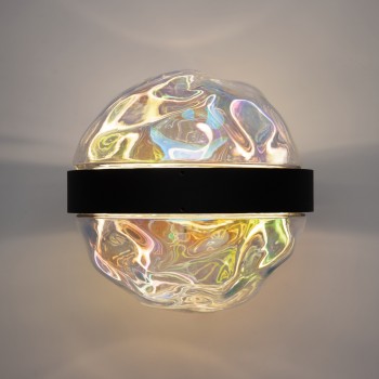 Aplică de perete LED Misterio negru Maytoni, L18