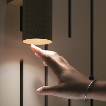 Aplică de perete Focus Design negru Maytoni, L11