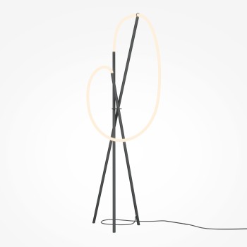 Lampadar LED Crochet negru Maytoni, H162