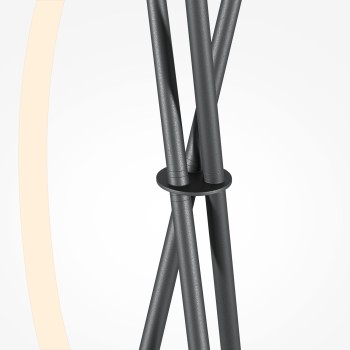 Lampadar LED Crochet negru Maytoni, H162