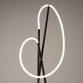 Lampadar LED Crochet negru Maytoni, H162
