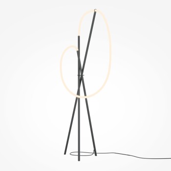 Lampadar LED Crochet negru Maytoni, H162