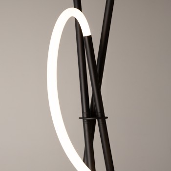 Lampadar LED Crochet negru Maytoni, H162