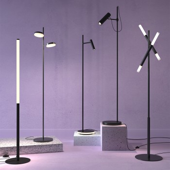 Lampadar LED Estudo negru Maytoni, H139