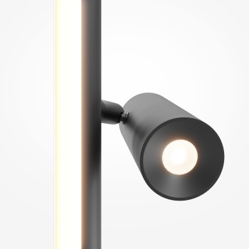Lampadar LED Thin negru Maytoni, H155