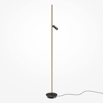 Lampadar LED Thin negru Maytoni, H155