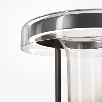 Lampadar LED Ikebana negru Maytoni, H125