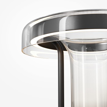 Lampadar LED Ikebana negru Maytoni, H125