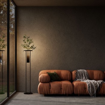 Lampadar LED Ikebana negru Maytoni, H125