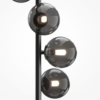 Lampadar Dallas negru Maytoni, H150