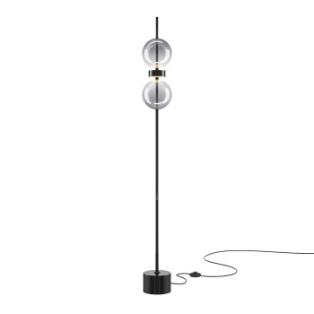Lampadar LED Double Moon negru Maytoni, H146