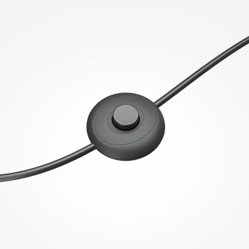 Lampadar LED Double Moon negru Maytoni, H146