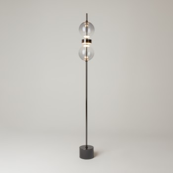 Lampadar LED Double Moon negru Maytoni, H146