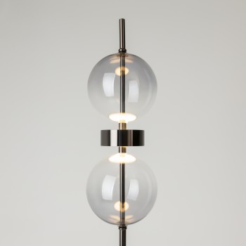 Lampadar LED Double Moon negru Maytoni, H146
