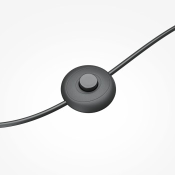 Lampadar LED Double Moon negru Maytoni, H146