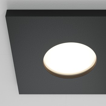Spot LED încastrat Stark negru Maytoni, 10W