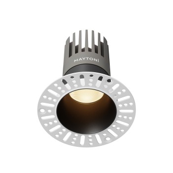 Spot LED încastrat Dip negru Maytoni, D10, 15W, 3000K