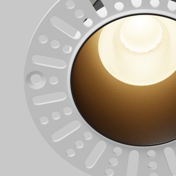 Spot LED încastrat Dip negru Maytoni, D10, 15W, 3000K