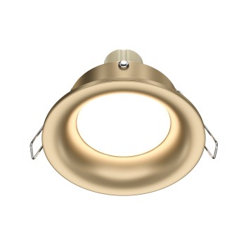 Spot LED încastrat Slim auriu mat Maytoni, D8, 10W, H3