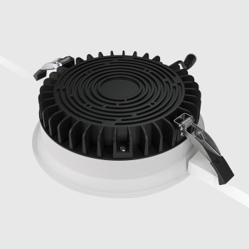 Spot LED încastrat Okno alb Maytoni, D16, 18W, 4000K