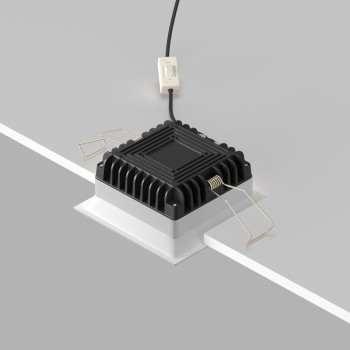 Spot LED încastrat Okno alb Maytoni, 12W