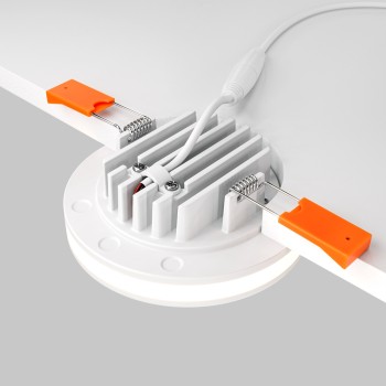 Spot LED încastrat Phantom alb Maytoni, D10, 12W
